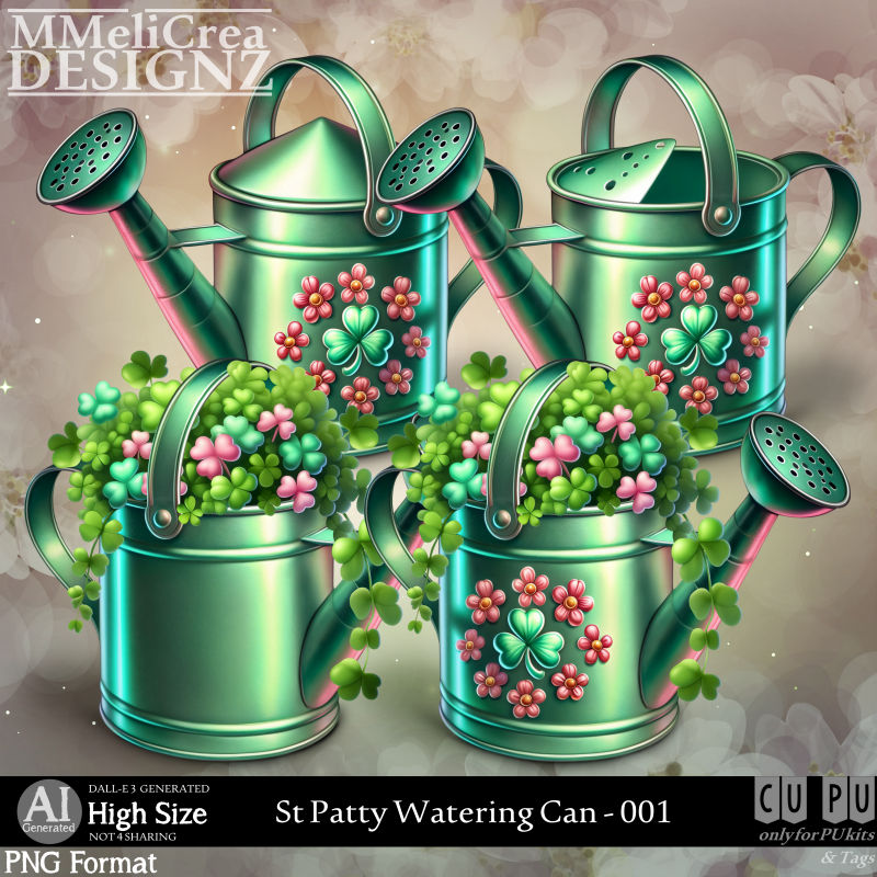 (image for) AI - St Patty Watering Can - CU001 (CU4PU/PNG/PACK)